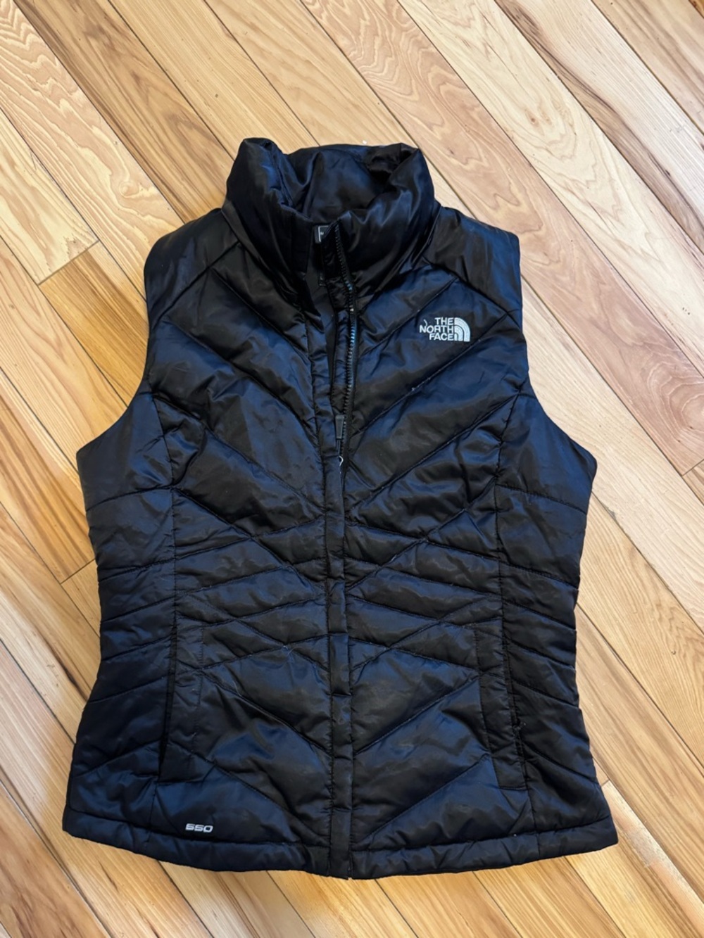 The North Face Women's Black Quilted Down Vest Small